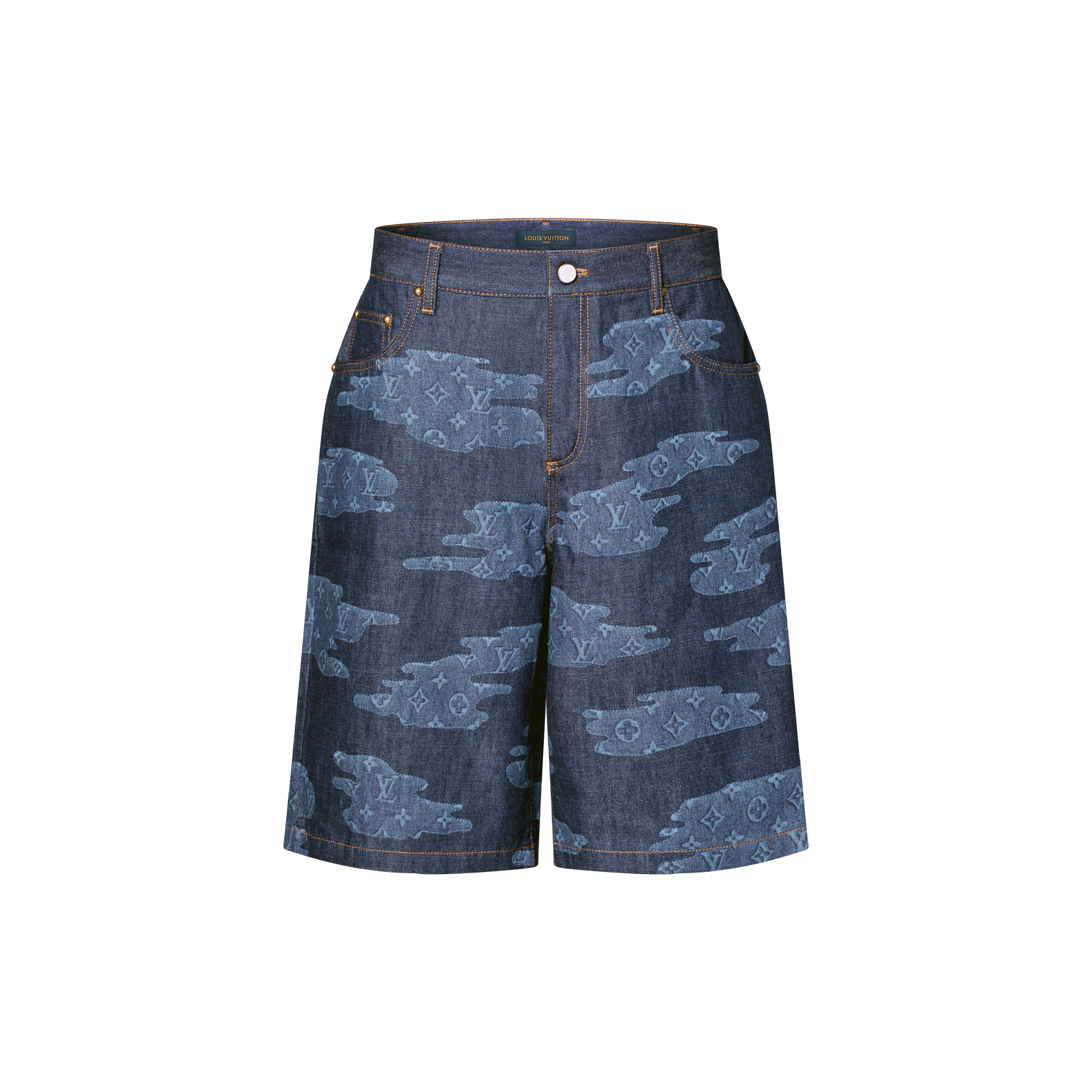Monogram Chambray Shorts - Men - Ready-to-Wear | LOUIS VUITTON ®